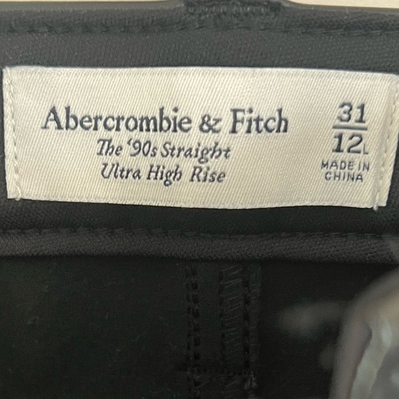 Abercrombie Vegan Leather 90s Straight Pants - Picture 6 of 6